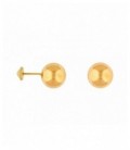 Pendientes Oro 18 Quilates Bola 5mm