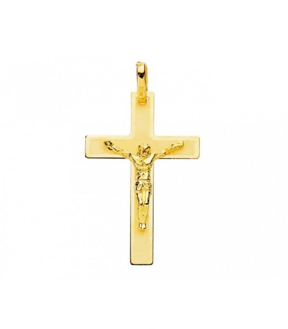 Cruz Oro 18 Quilates Cristo