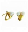 Pendientes Oro 18 Ktes con Perlas