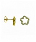 Pendientes Oro 18 Ktes con Circonitas