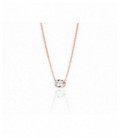 Gargantilla Plata Rodiada Cristal de Swarovski A3251-28G