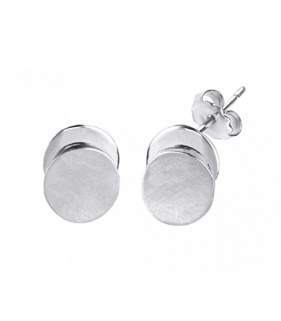 Pendientes Vidal & Vidal Chapada en Plata de Ley Q3212