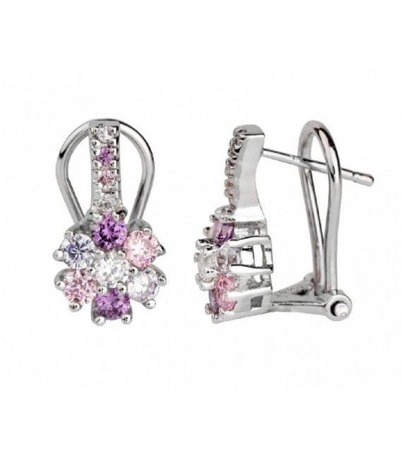 Pendientes Vidal & Vidal Chapados Rodio R2479