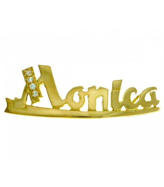 Colgante Oro Nombre Monica