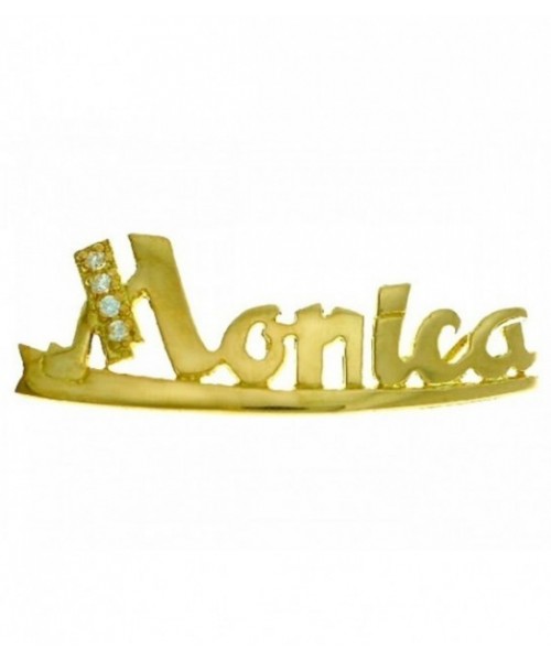 Colgante Oro Nombre Monica